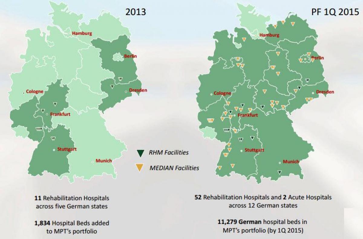 karta njemaćke Bolnice Njemačka   karta Njemačke bolnica (Zapadna Europa   Europa) karta njemaćke